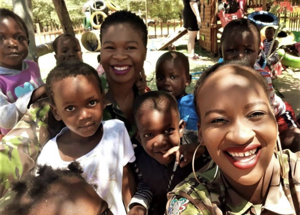Black Mambas connecting with local communities