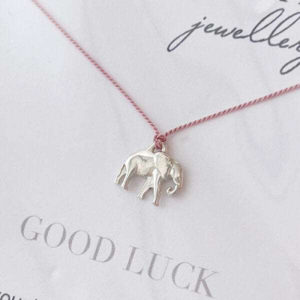 Necklace Elephant Silver